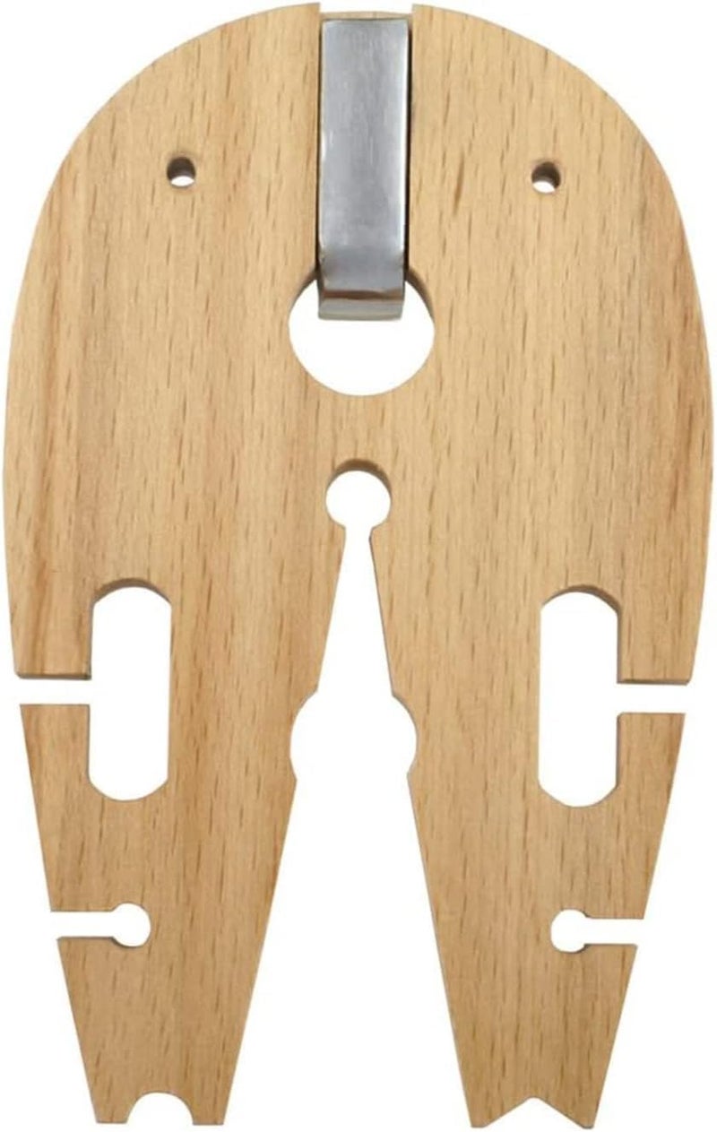 TAURISH V-Slot Bench Pin with C-Clamp Jewelry Making Tool Metalsmith Workbench For Sawing, Filing and Crafting - Image 2